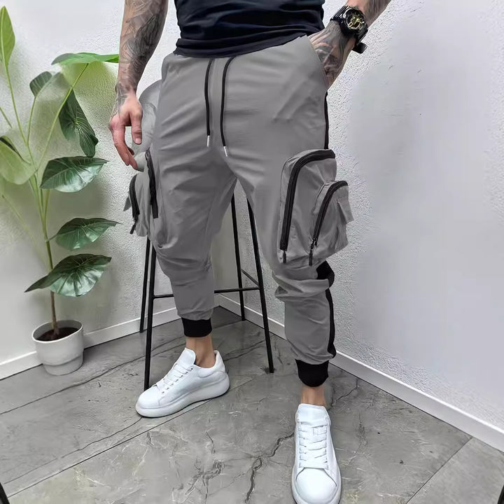Men's cargo jogger pants with utility pockets Lune London