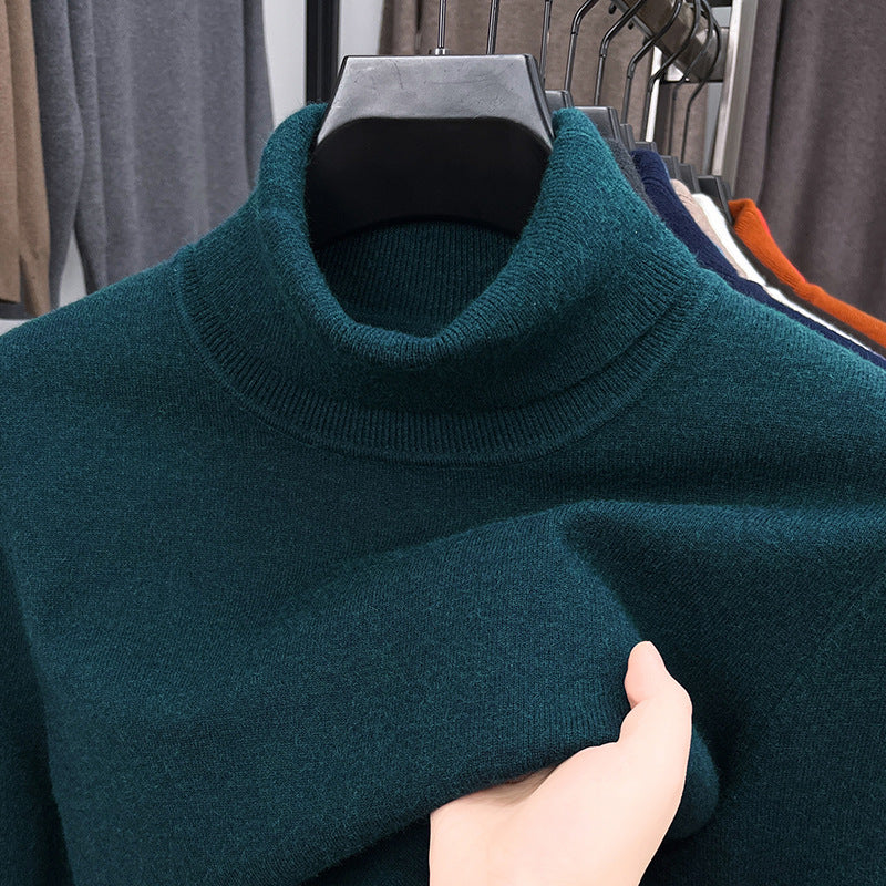 Lune London Women's Turtleneck Sweater in Fine Cotton Blend