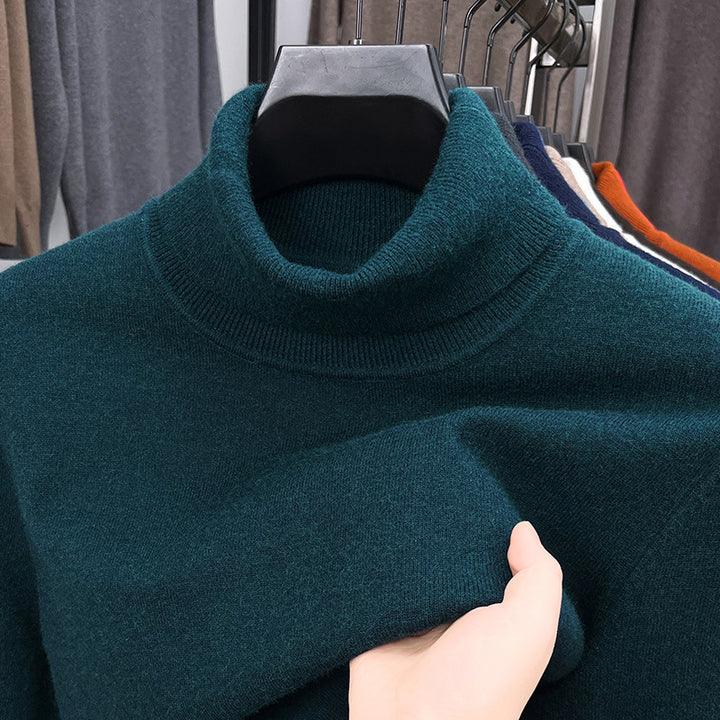 Lune London Women's Turtleneck Sweater in Fine Cotton Blend