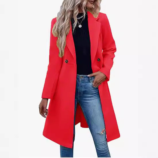 Women Elegant and fashionable Long coat Lune London