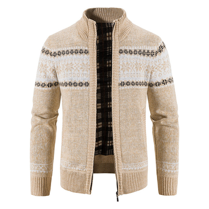 Men's knitted jacket with innovative design Lune London