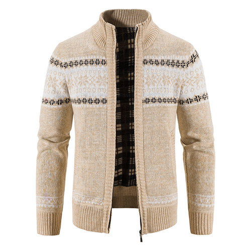 Men's knitted jacket with innovative design Lune London