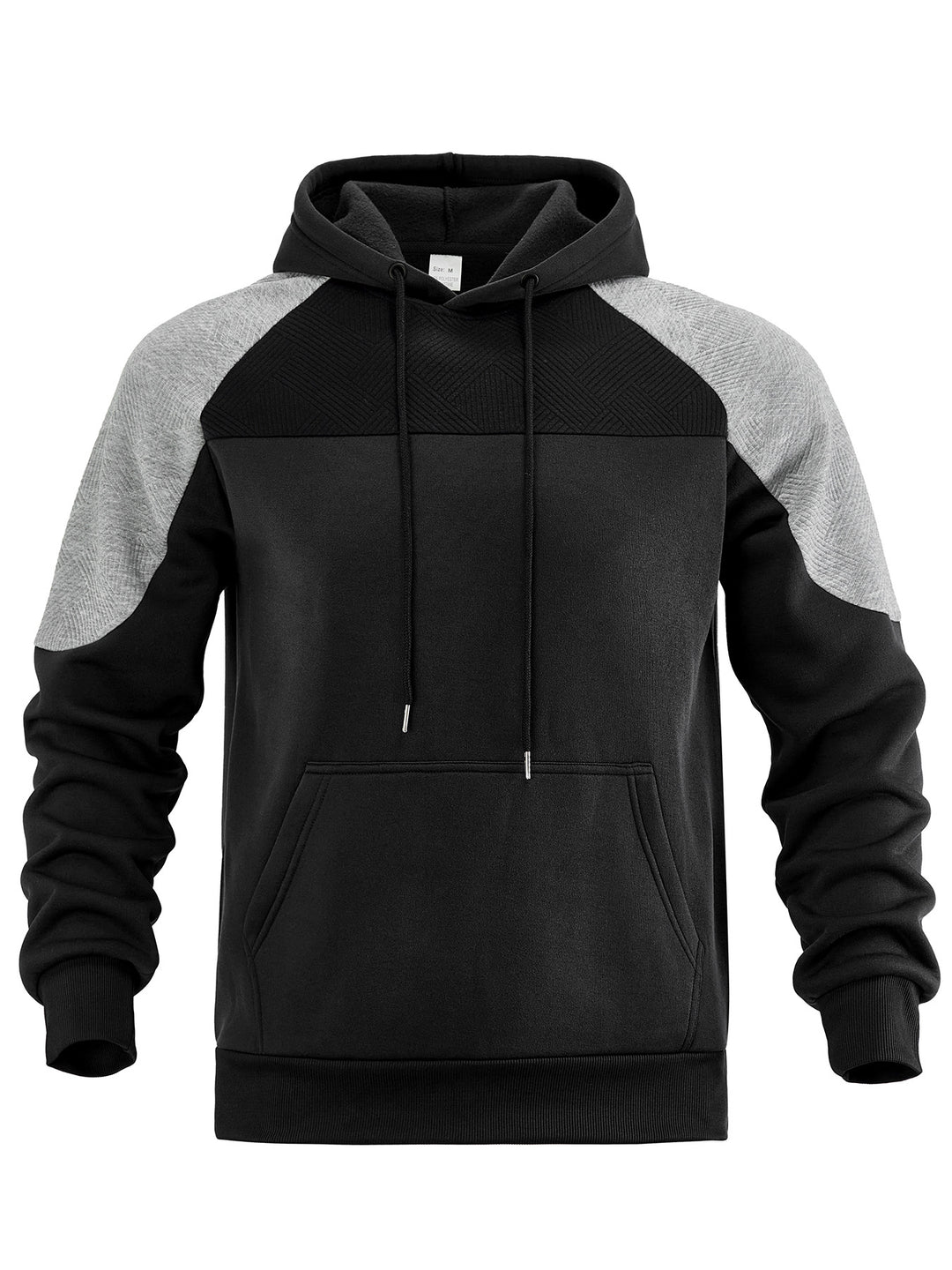 Hooded sweatshirt for men with innovative design and striped sleeves Lune London