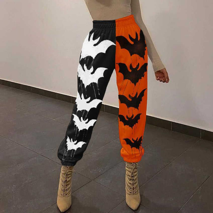 Sporty women's jogger pants with striking print Lune London