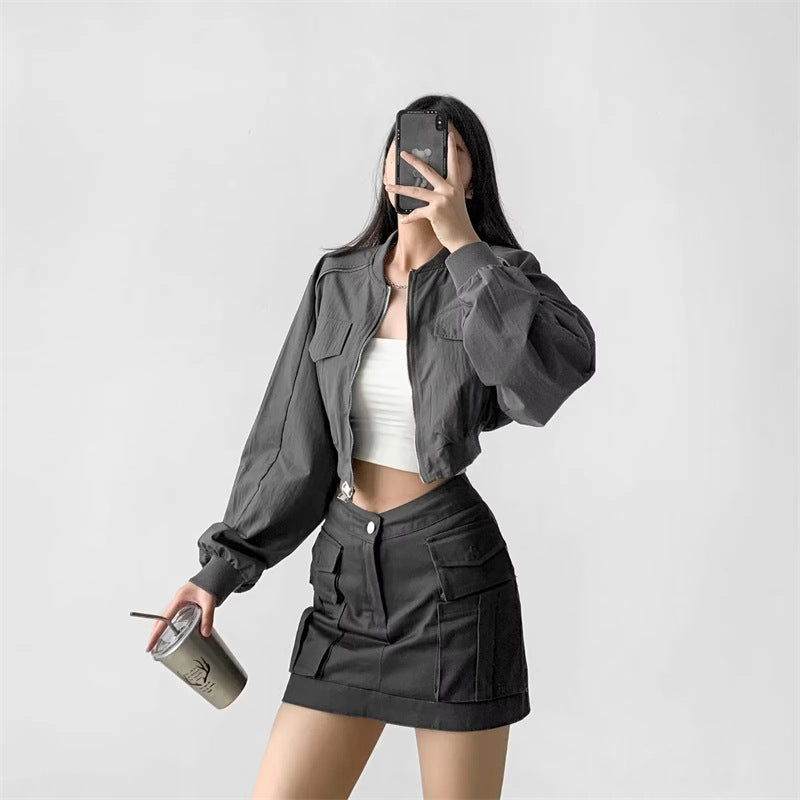 Veste de loisir cropped pour femmes Chic und Stil