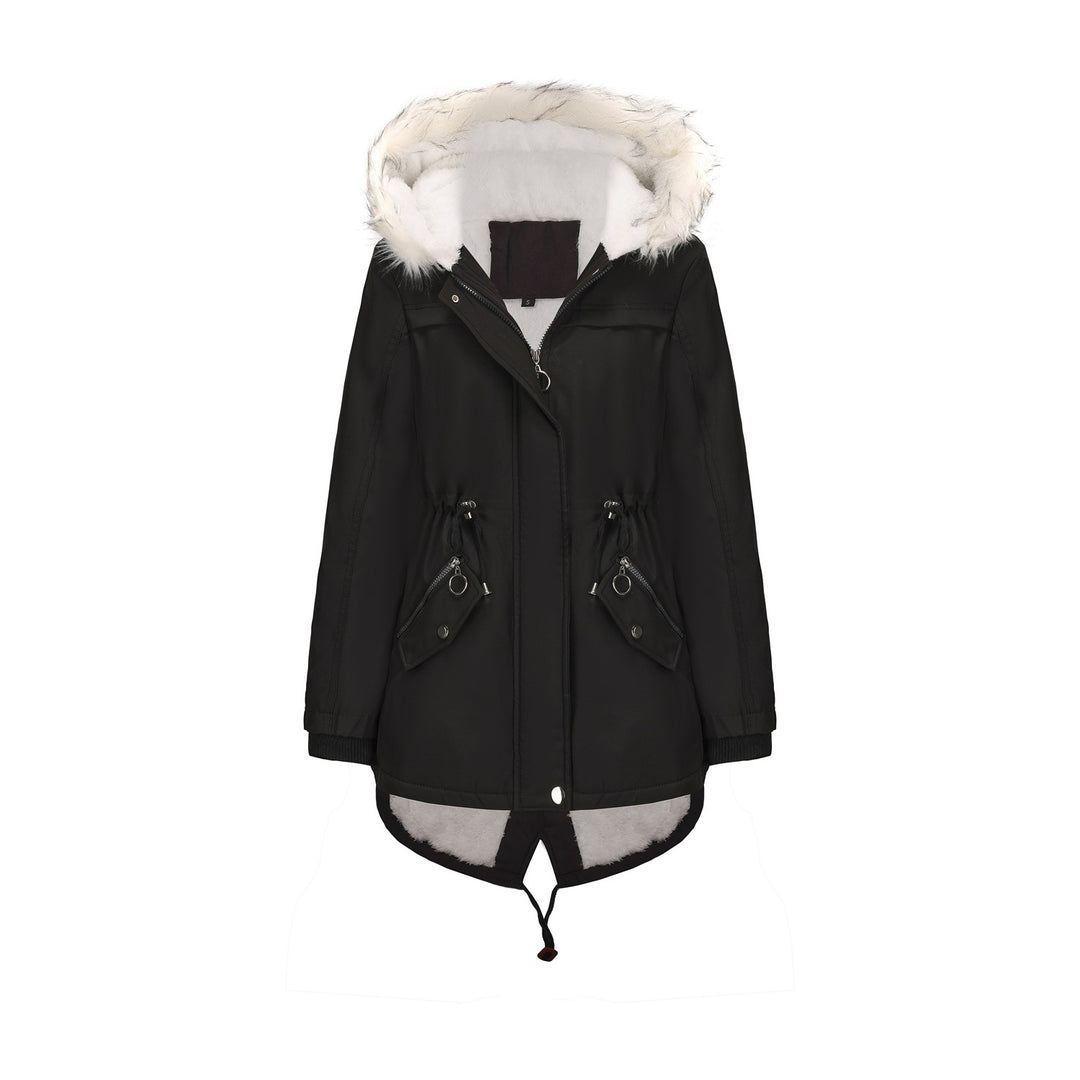 Women's outdoor jacket lined with removable hood Lune London