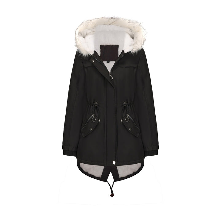 Women's outdoor jacket lined with removable hood Lune London