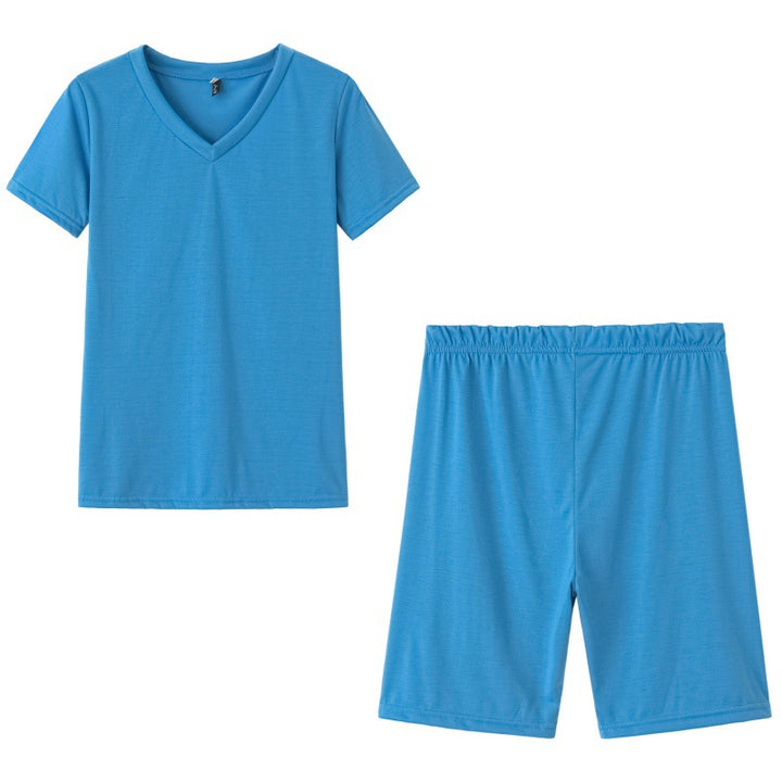 Ensemble de loisirs sportif pour femmes avec col en V et taille élastique Chic & Stil