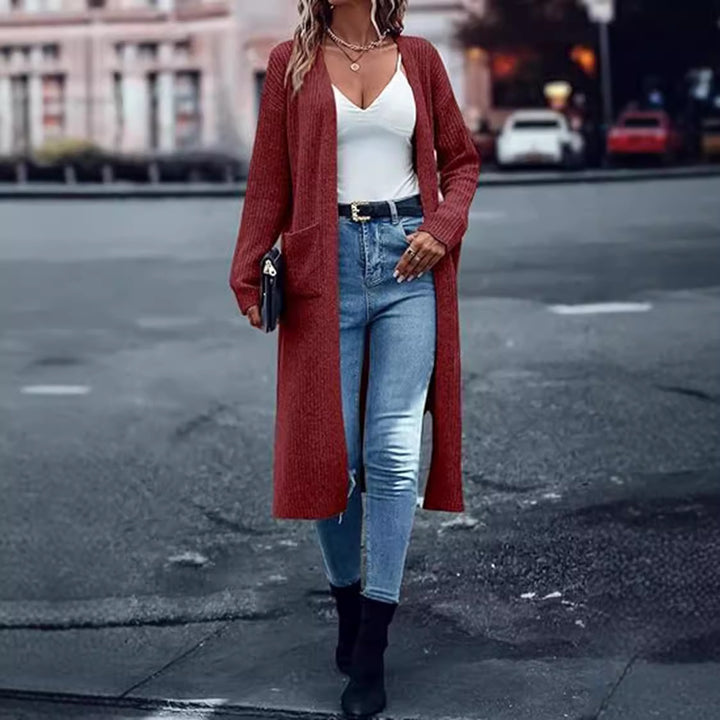 Ladies Chic Long Cardigan