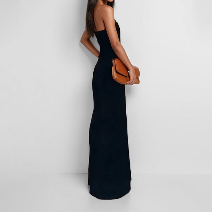 Robe de soirée élégante sans manches pour dames avec poches latérales Chic & Stil