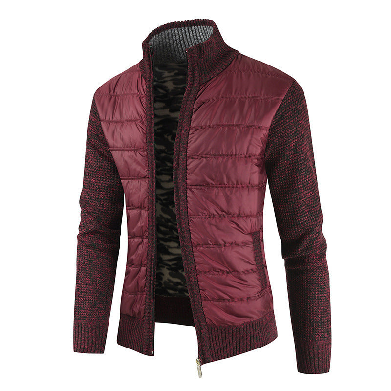 Functional jacket for men with modern high collar and innovative materials Lune London