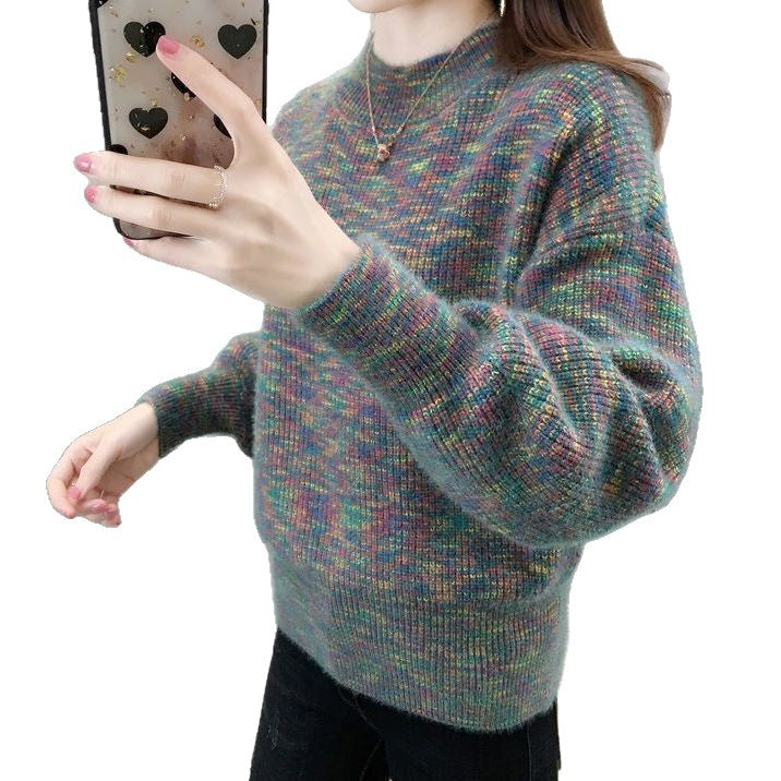 Pull en maille confortable pour femmes avec dégradé coloré Chic & Stil