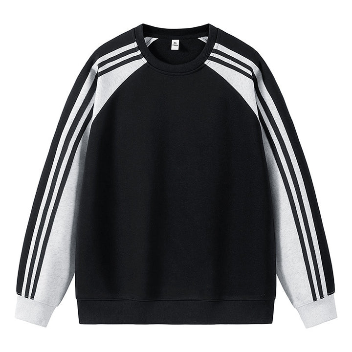 Sporty raglan sweatshirt for men with multicolored accents Lune London