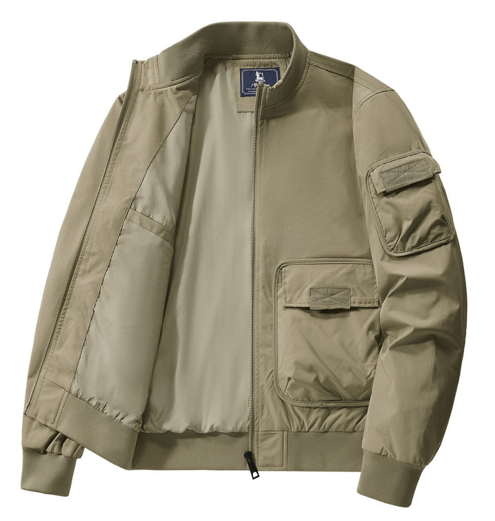 Trendy bomber jacket for men with functional pockets Lune London