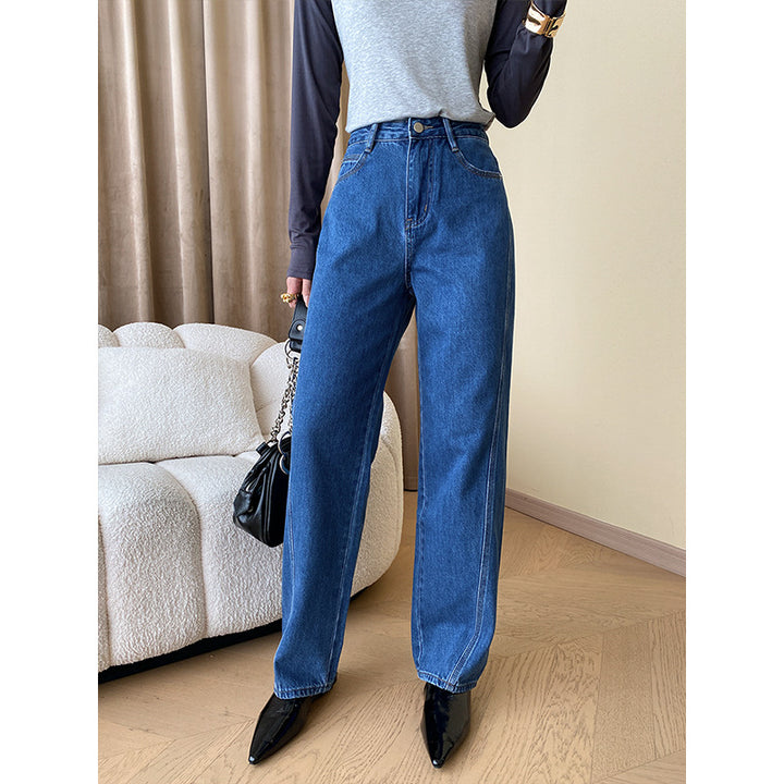 Women's Casual Denim Shirt with Plus Size Cut Chic & Stil