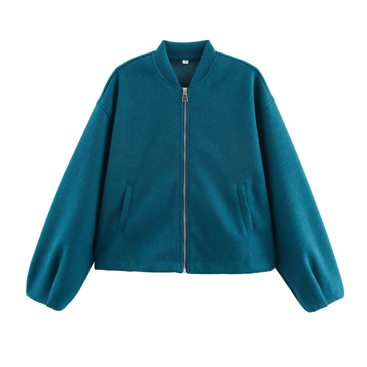 Casual bomber jacket for women with practical pockets and modern cut Lune London