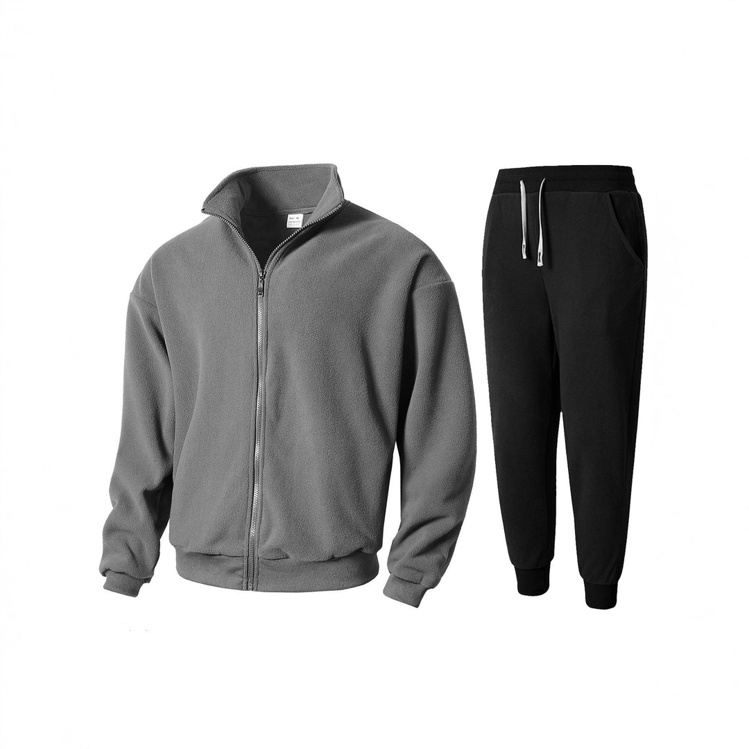 Men's fleece jacket and jogging set
