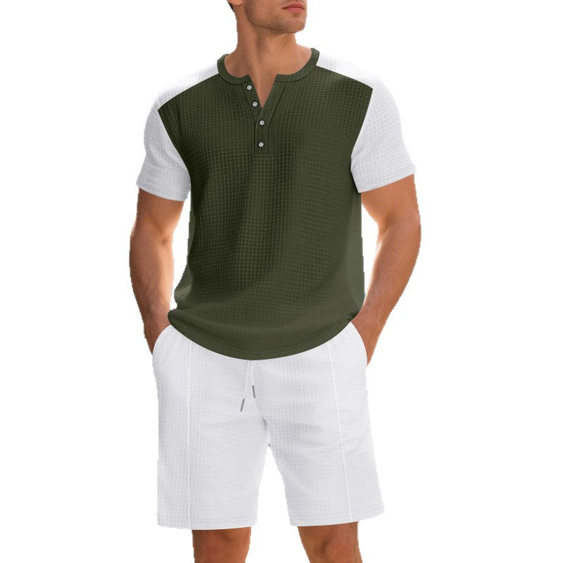 Men's comfortable short set with structured top and comfortable shorts Lune London