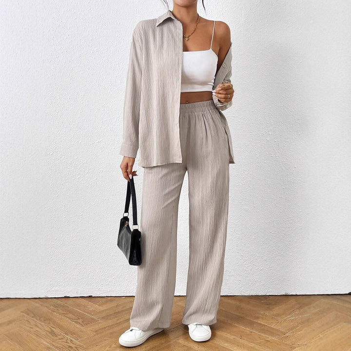 Ladies casual set in breathable fabric Lune London