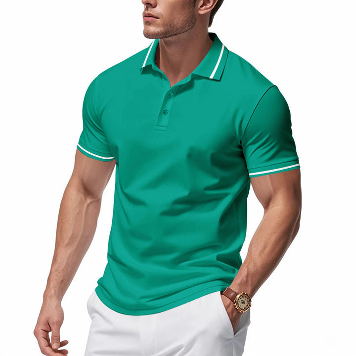 Sporty cotton polo for women with a modern cut and contrasting details Lune London