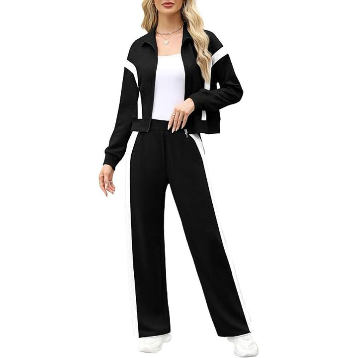Sports leisure set for women with trendy zipper Lune London