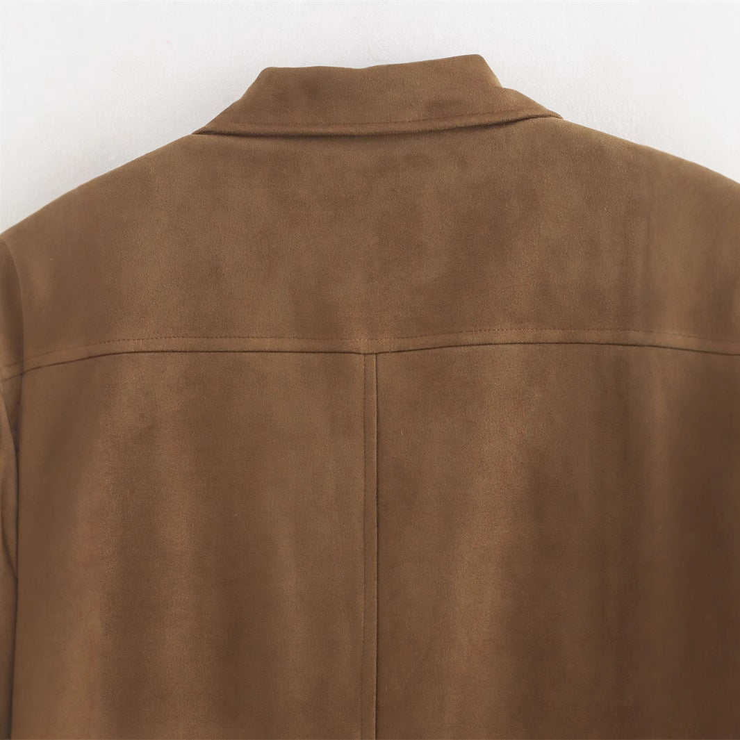 Ladies Elegant Suede Jacket Lune London
