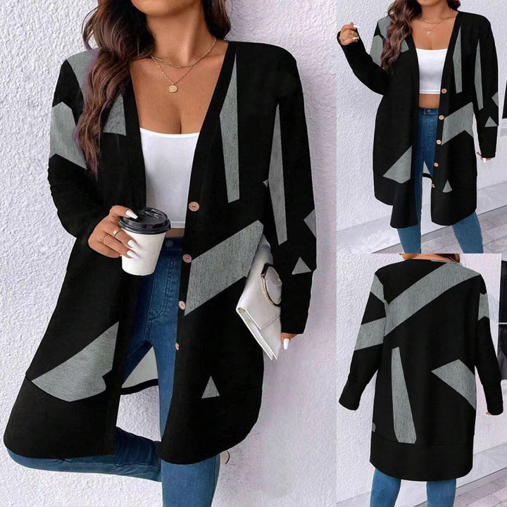 Ladies Oversized Sweater with Graphic Design Lune London