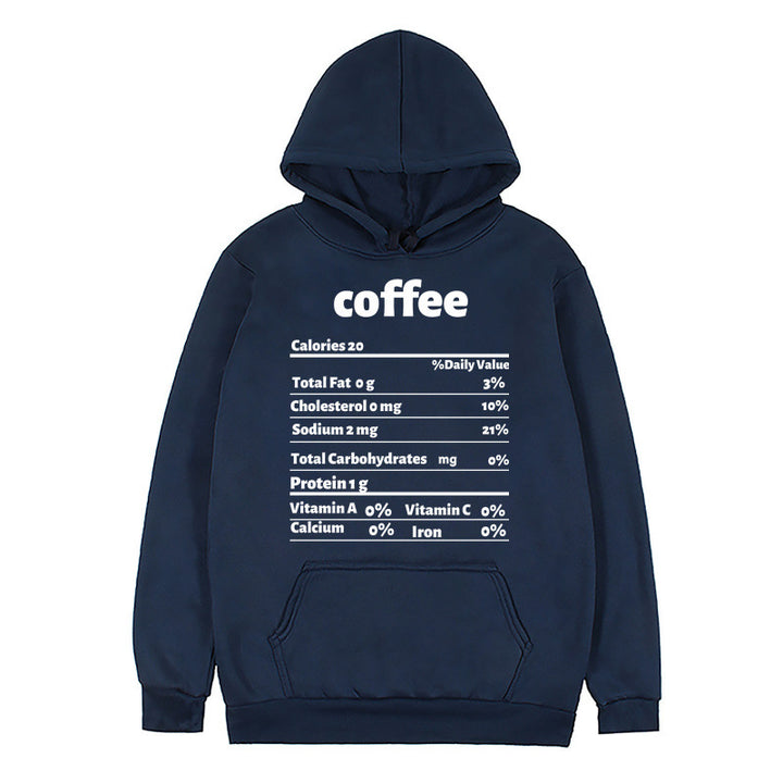 Women's hoodie with creative nutritional design Lune London
