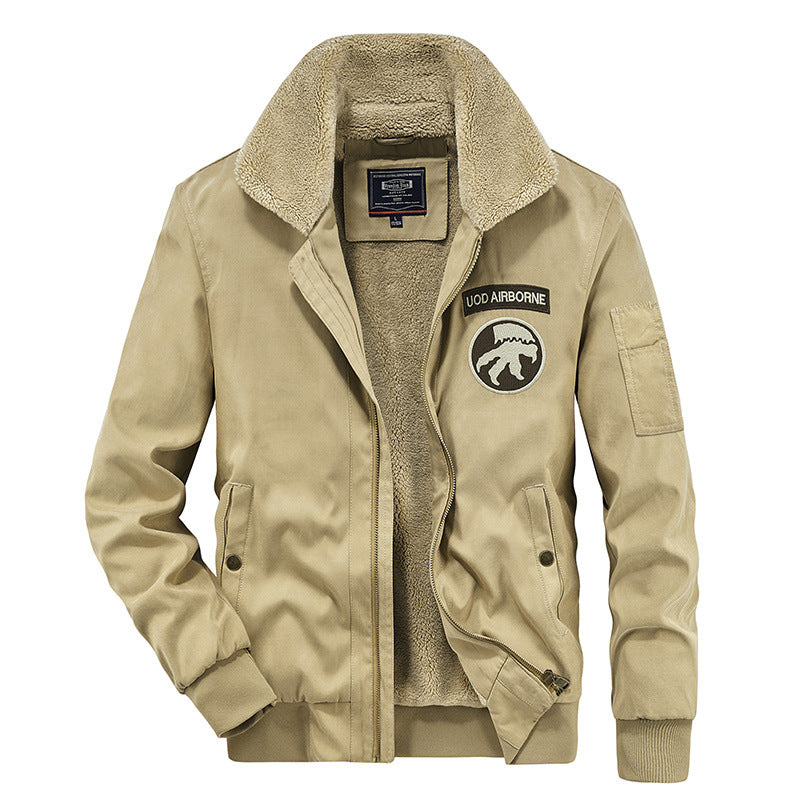 Men's transition jacket with warm Sherpa lining Lune London