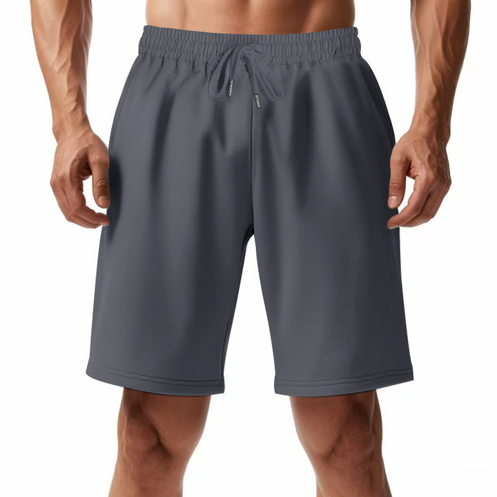 Breathable gym pants for men with elastic waistband and side pockets Lune London