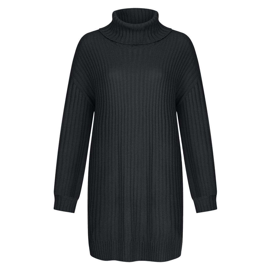 Chunky knit turtleneck sweater for women, relaxed fit Lune London