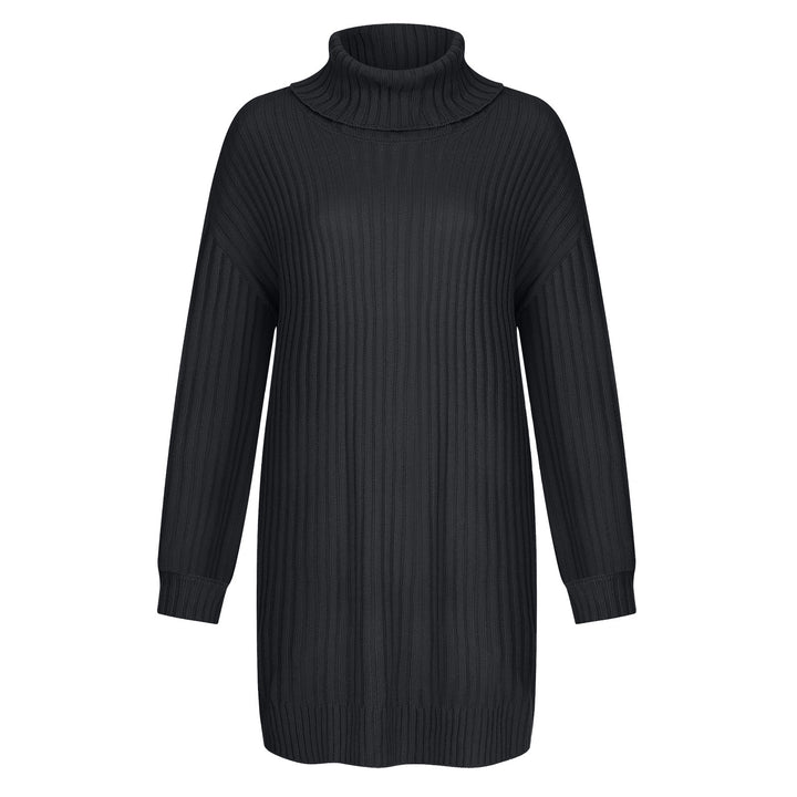 Chunky knit turtleneck sweater for women, relaxed fit Lune London