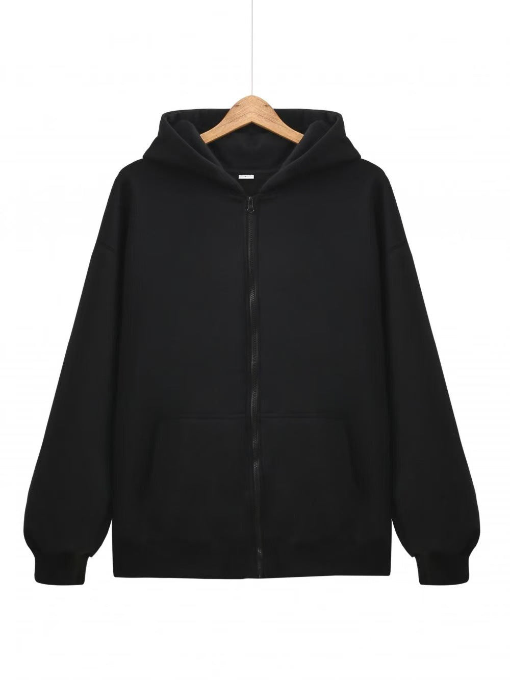 Ladies hoodie jacket with full zip and practical pockets Chic & Stil