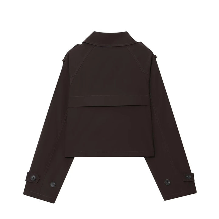 Double-breasted short jacket for women Lune London
