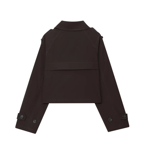 Double-breasted short jacket for women Lune London