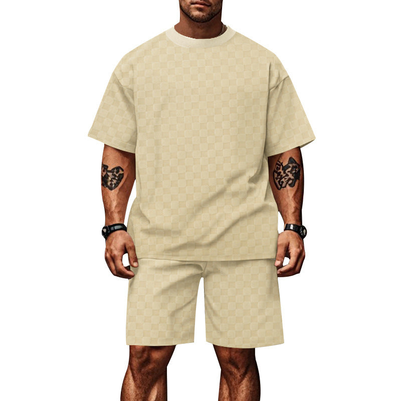 Casual set for men with oversized t-shirt and shorts Lune London