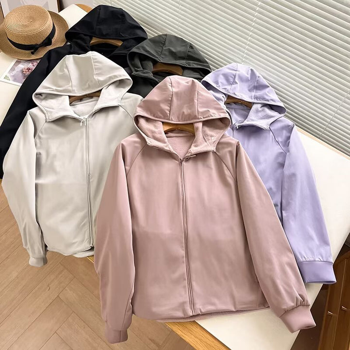Veste polaire fonctionnelle pour femmes avec capuche Chic & Stil