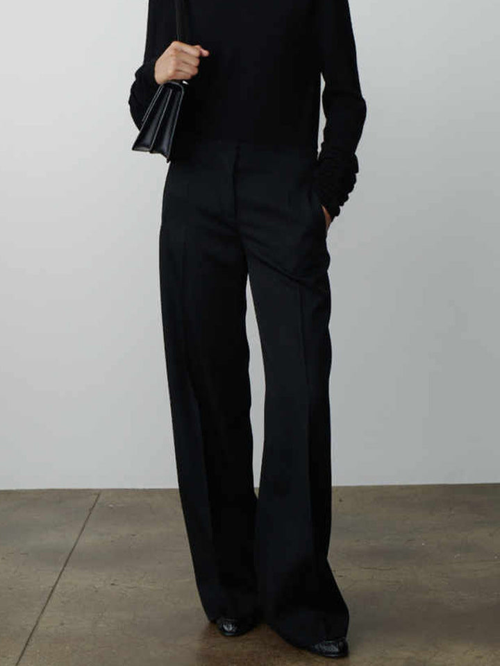 Pantalons de costume élégants et larges pour femmes Chic & Stil