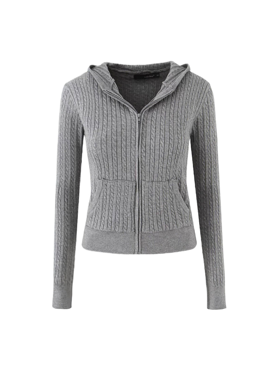 Leisure hoodie for women with structured surface finish and practical pockets Lune London