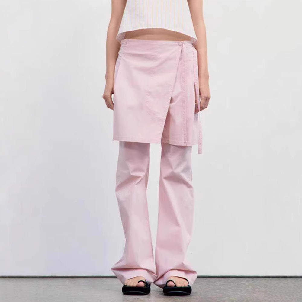 Trendy wrap skirt for women with a minimalist silhouette and practical pockets Lune London
