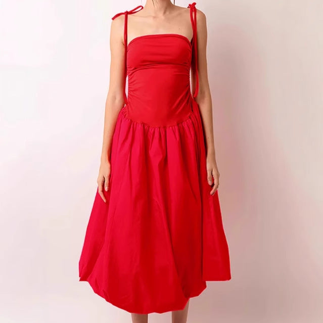 Ladies Elegant Evening Dress with Off-Shoulder Design and Flowing Skirt Lune London