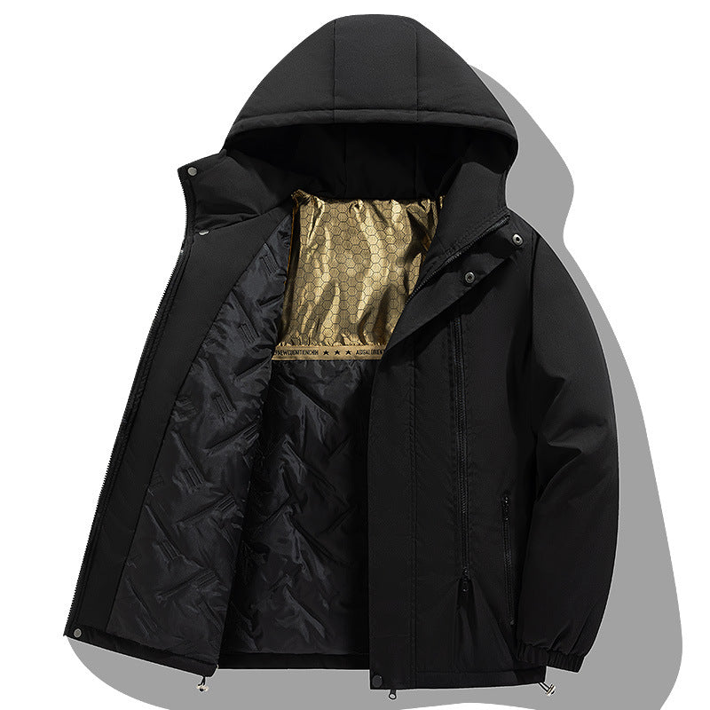 Ladies warm and insulated winter jacket with hood Lune London