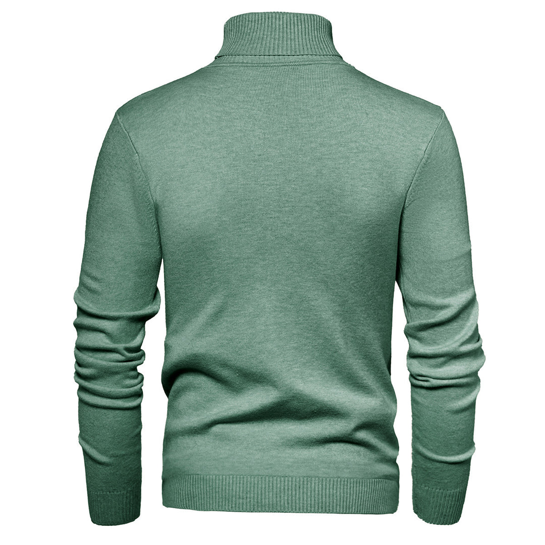 Timeless turtleneck sweater for men in soft wool Lune London