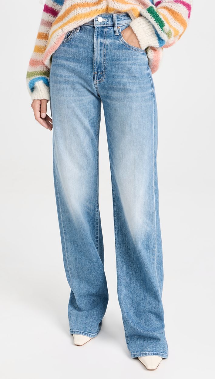 Loose high-waisted jeans for women with a vintage look and gentle washes Lune London
