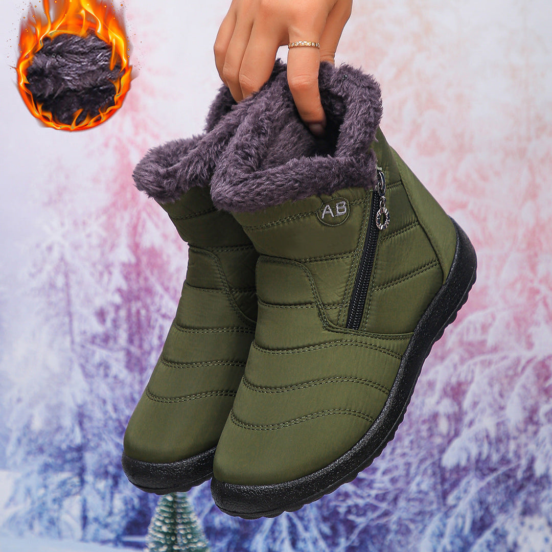Ladies Thermo Winter Boots with Cozy Inner Lining and Side Zipper Lune London