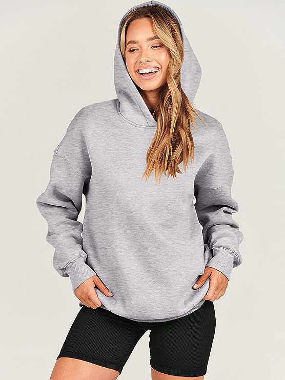 Ladies Oversized Hooded Sweatshirt Sporty Lune London