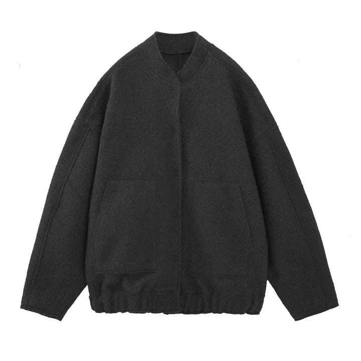 Women’s fleece jacket with practical pockets and elastic waistband Lune London