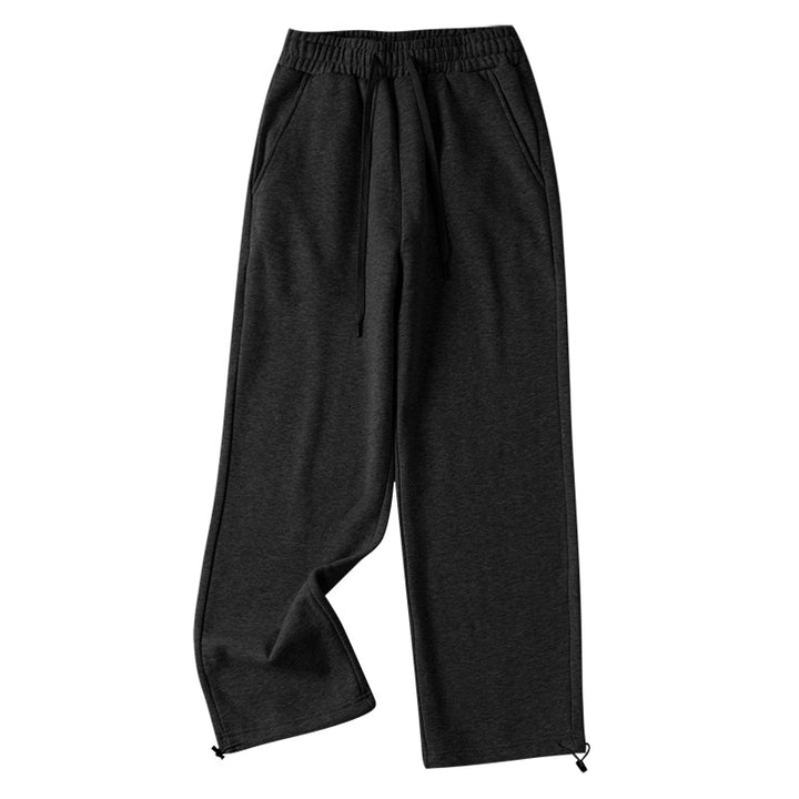 Leisure pants for women with elastic waistband and side pockets