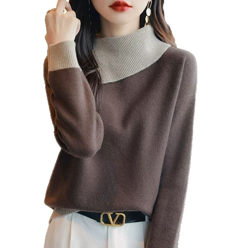 Sweater pour femmes avec col montant moderne Chic & Stil