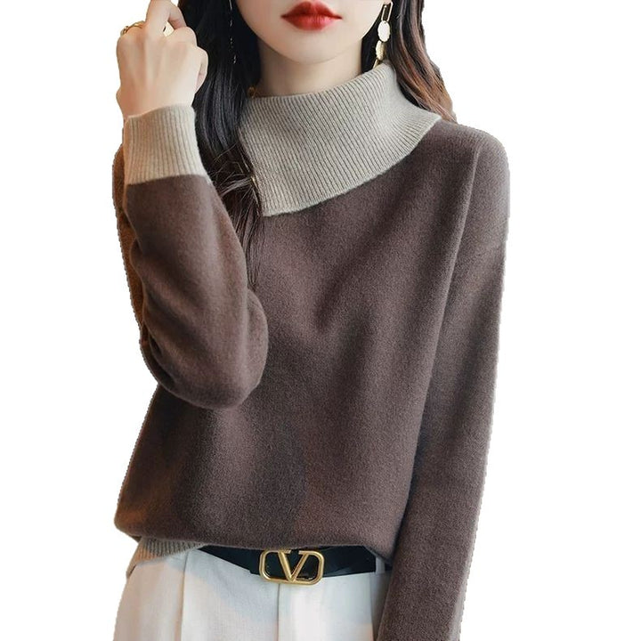 Sweater pour femmes avec col montant moderne Chic & Stil
